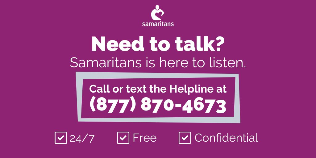Need to Talk? Samaritans can Listen.